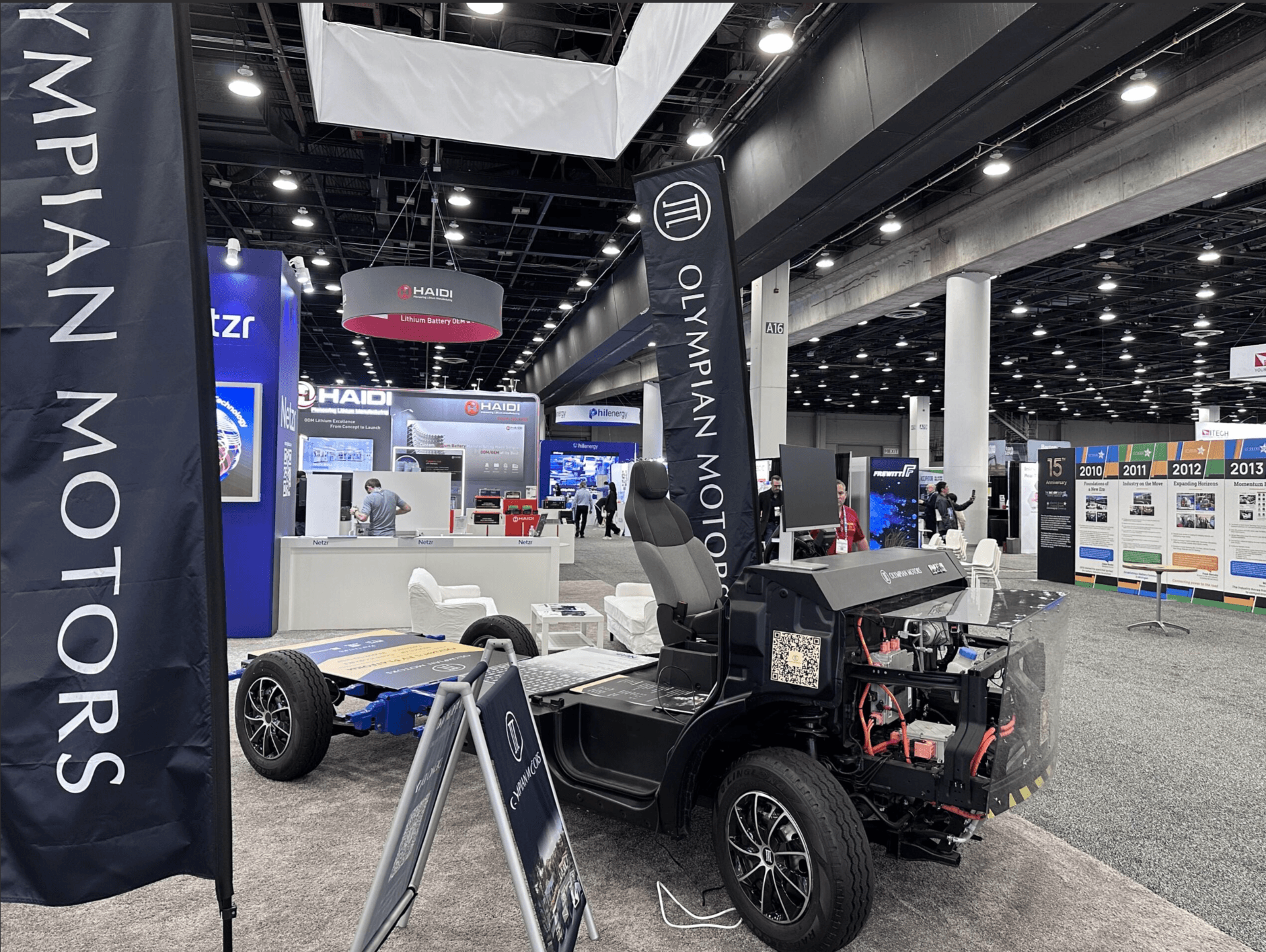 Olympus EV platform showcased at Detroit Battery Show 2025