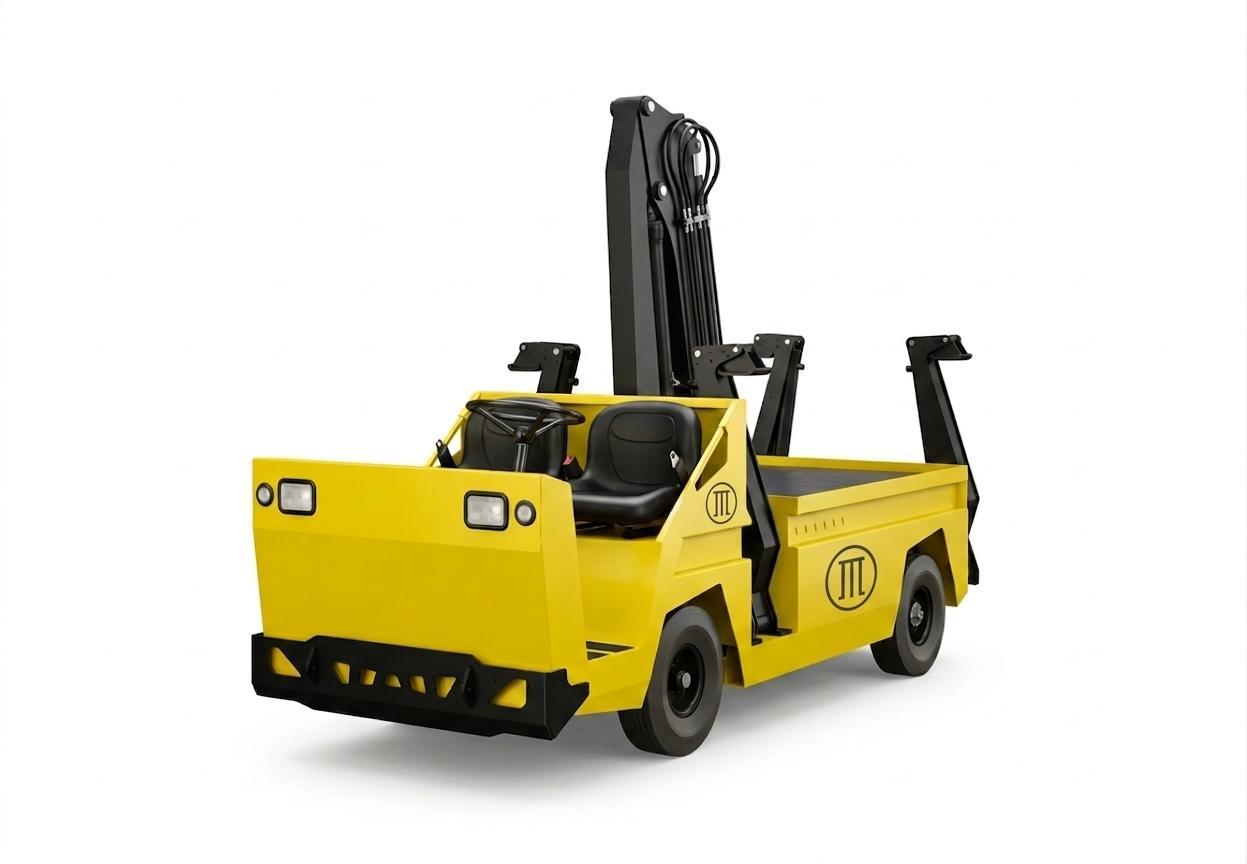 Electric crane truck